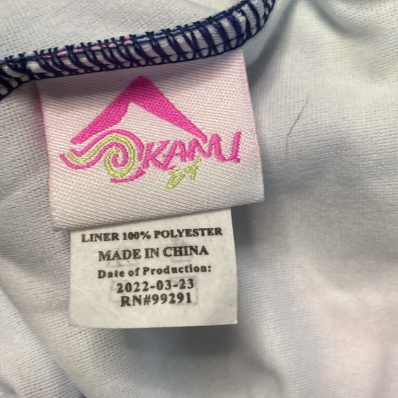 Kami surf, girls size 14, navy, one piece swimsuit, NWT - Picture 3 of 5